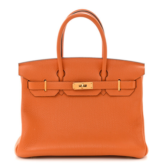 Hermes Togo Birkin 30 Orange | FASHIONPHILE (US)