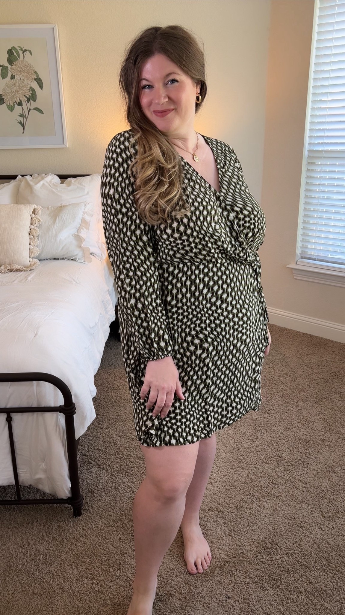 I LOVE THIS DRESS!!! The color the print the fit, soooo good and will be great for Fall with some boots 😍. 

Comes in sizes xs through XXXL. I’m in the xxxl   

#LTKFindsUnder50 #LTKMidsize #LTKPlusSize