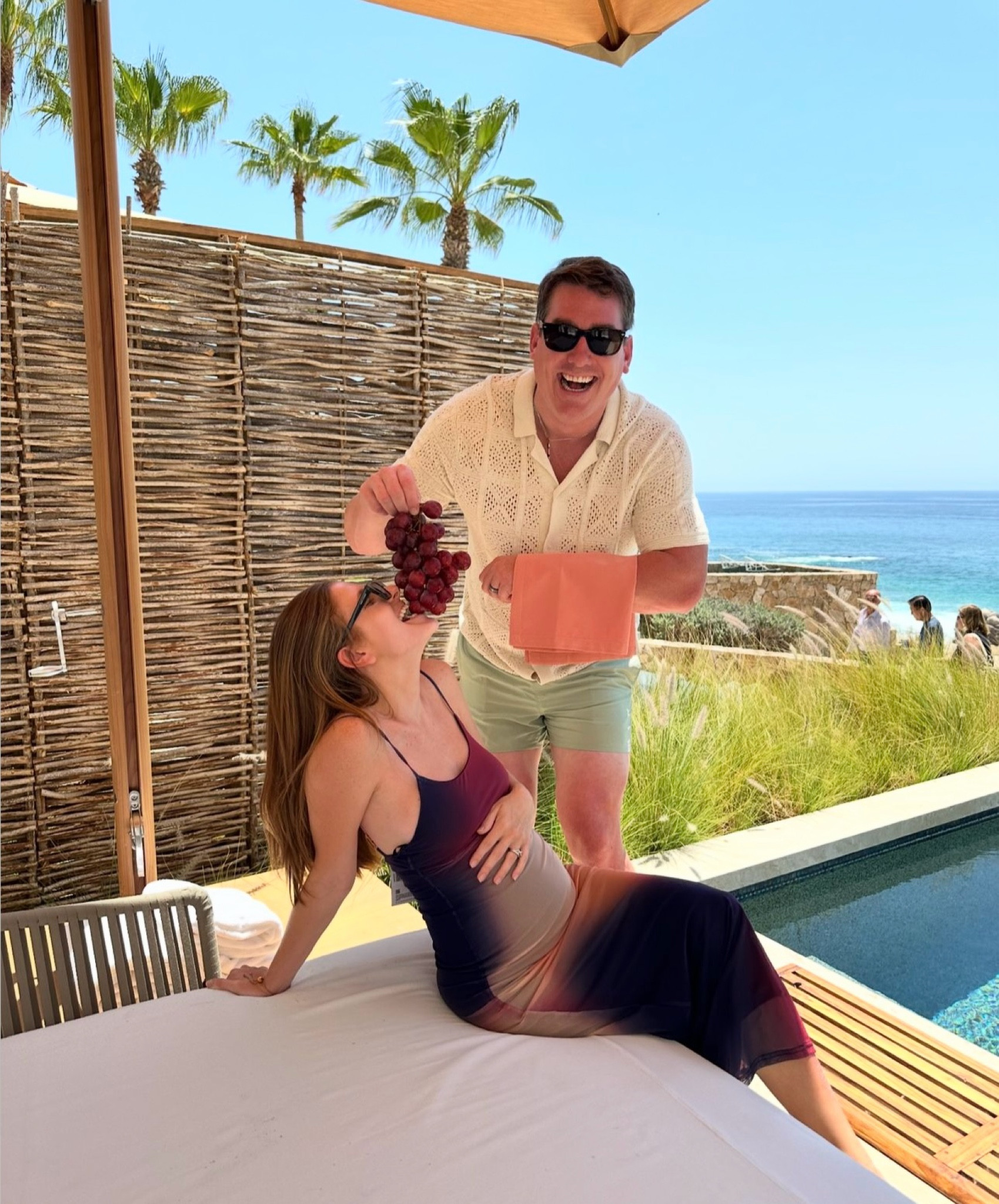 My husband hand feeding me grapes is my jam 🍇

#LTKTravel #LTKBump