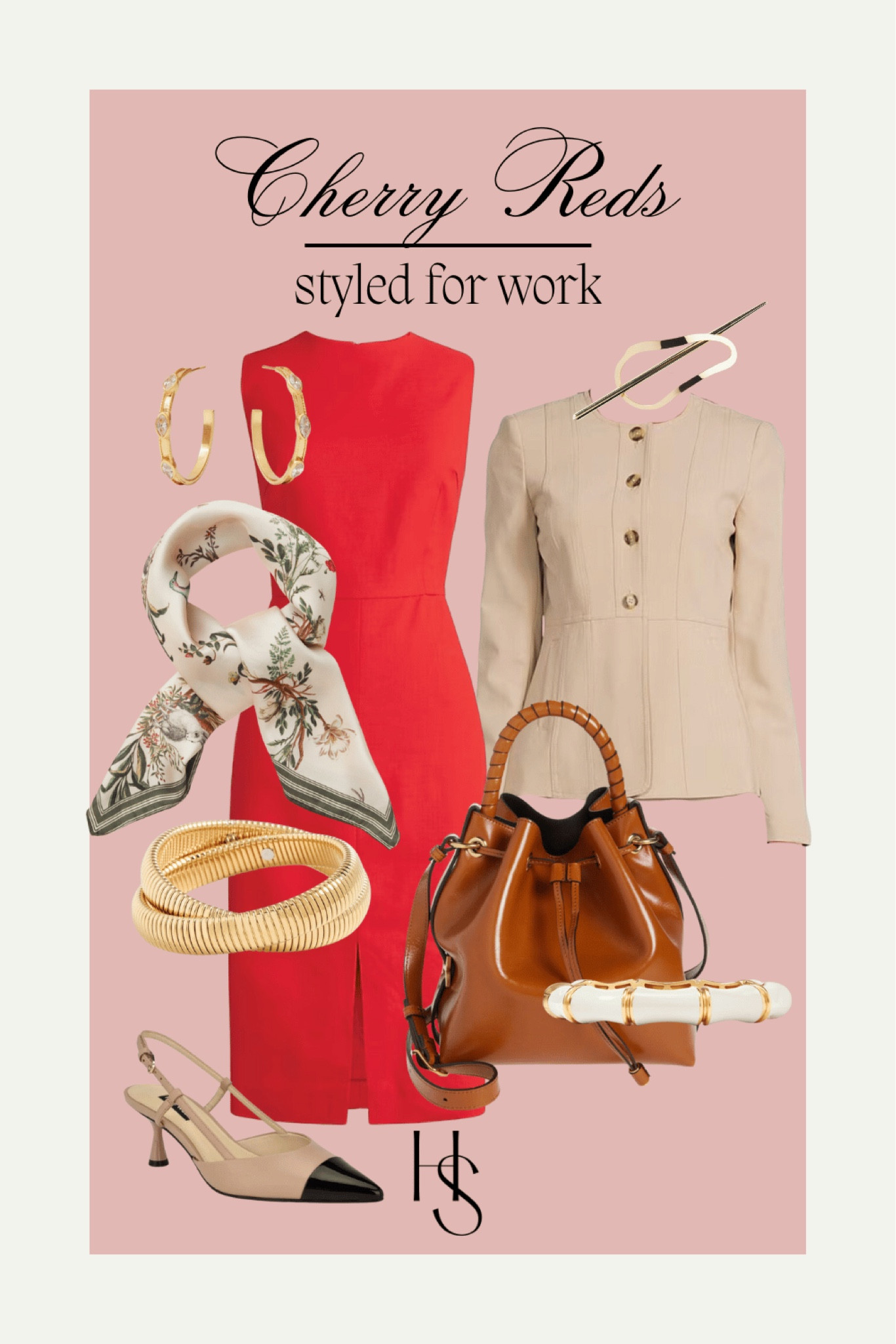 Layerability is key when it comes to work wear. I love that you can wear this cherry red work dress year round!

#LTKworkwear #LTKSeasonal