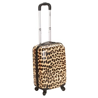 Rockland Sonic Hardside Carry On Spinner Suitcase - Leopard | Target