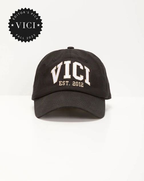Vici Logo Baseball Cap - Black | VICI Collection