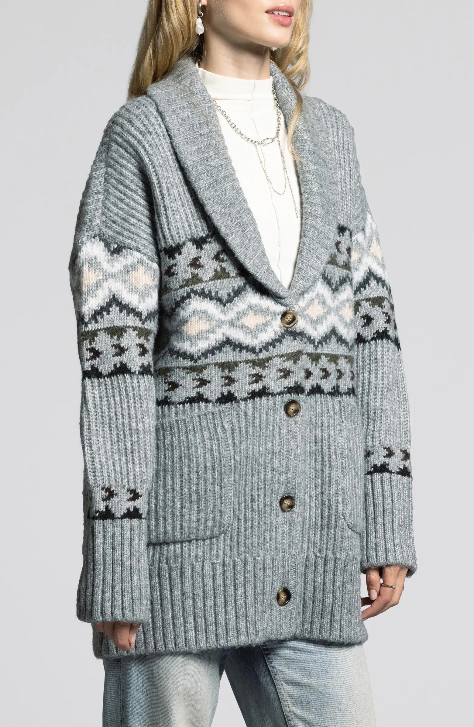 Spencer Oversize Rib Cardigan | Nordstrom