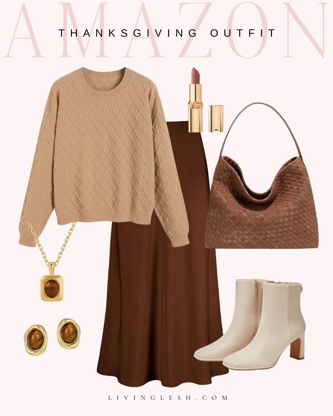 Thanksgiving outfit | Amazon fashion | Maxi skirt | Thanksgiving sweater | Thanksgiving outfit inspo | Gold jewelry | Fall style | Fall boots | Workwear | Amazon style

#LTKFindsUnder50 #LTKHoliday #LTKSeasonal