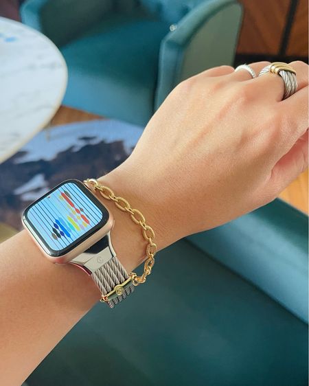 This apple watch band is from Charriol. But I rounded up a bunch of designer and other luxury bands as well! And don’t forget the apple watch - this series 8 comes with a lot of health and safety features - perfect to gift!

#LTKstyletip #LTKSeasonal #LTKHoliday