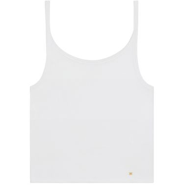 Triomphe in ribbed cotton tank top | 24S (APAC/EU)