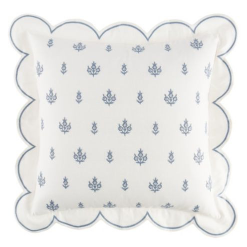 Marie Embroidered Scallop Sham | Ballard Designs, Inc.