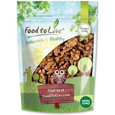 California Walnuts, Halves and Pieces - by Food To Live  1 lb | Target