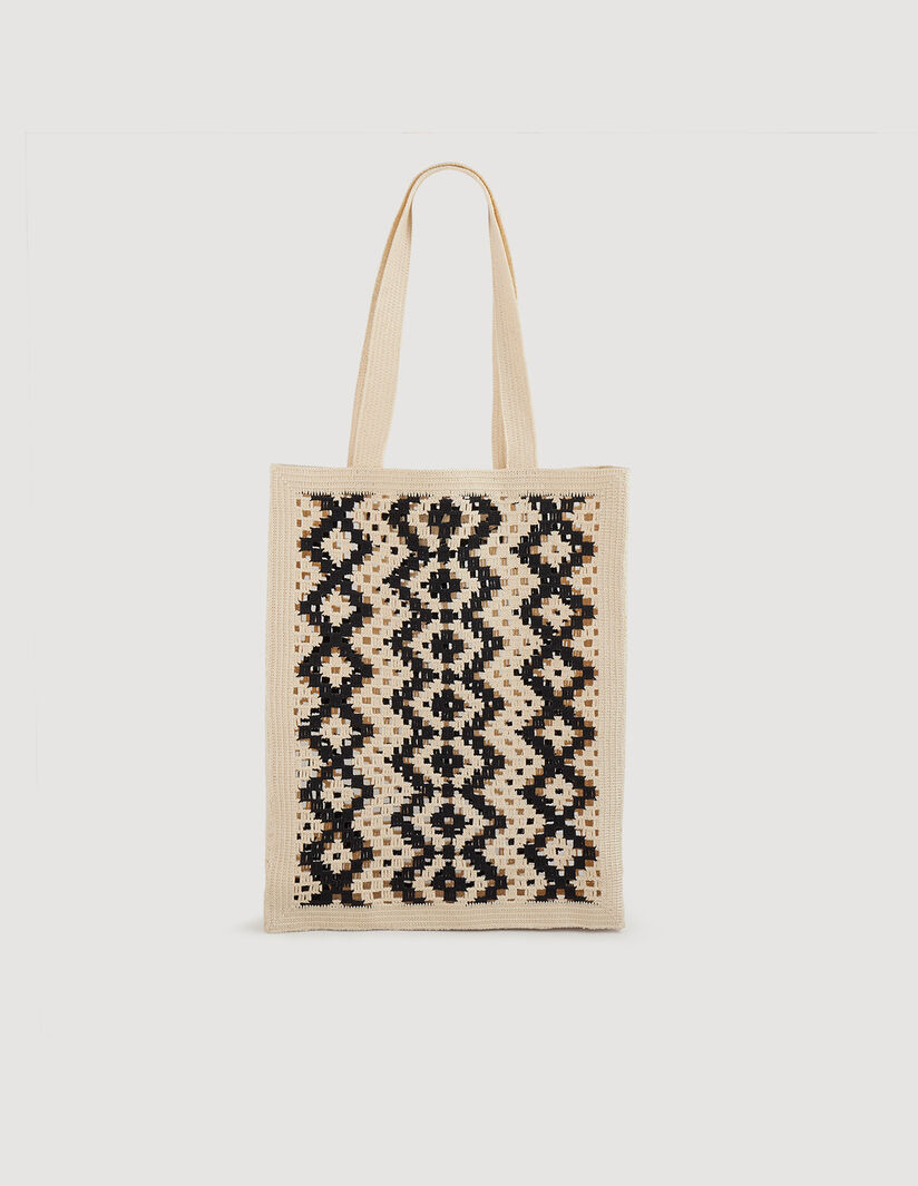 Crochet tote bag | Sandro-Paris US