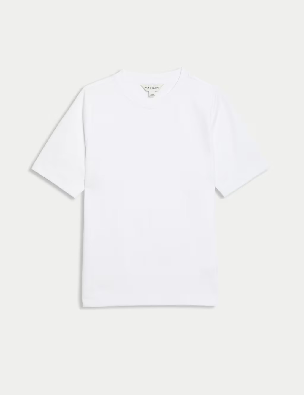 Cotton Rich Crew Neck T-Shirt | Marks & Spencer (UK)