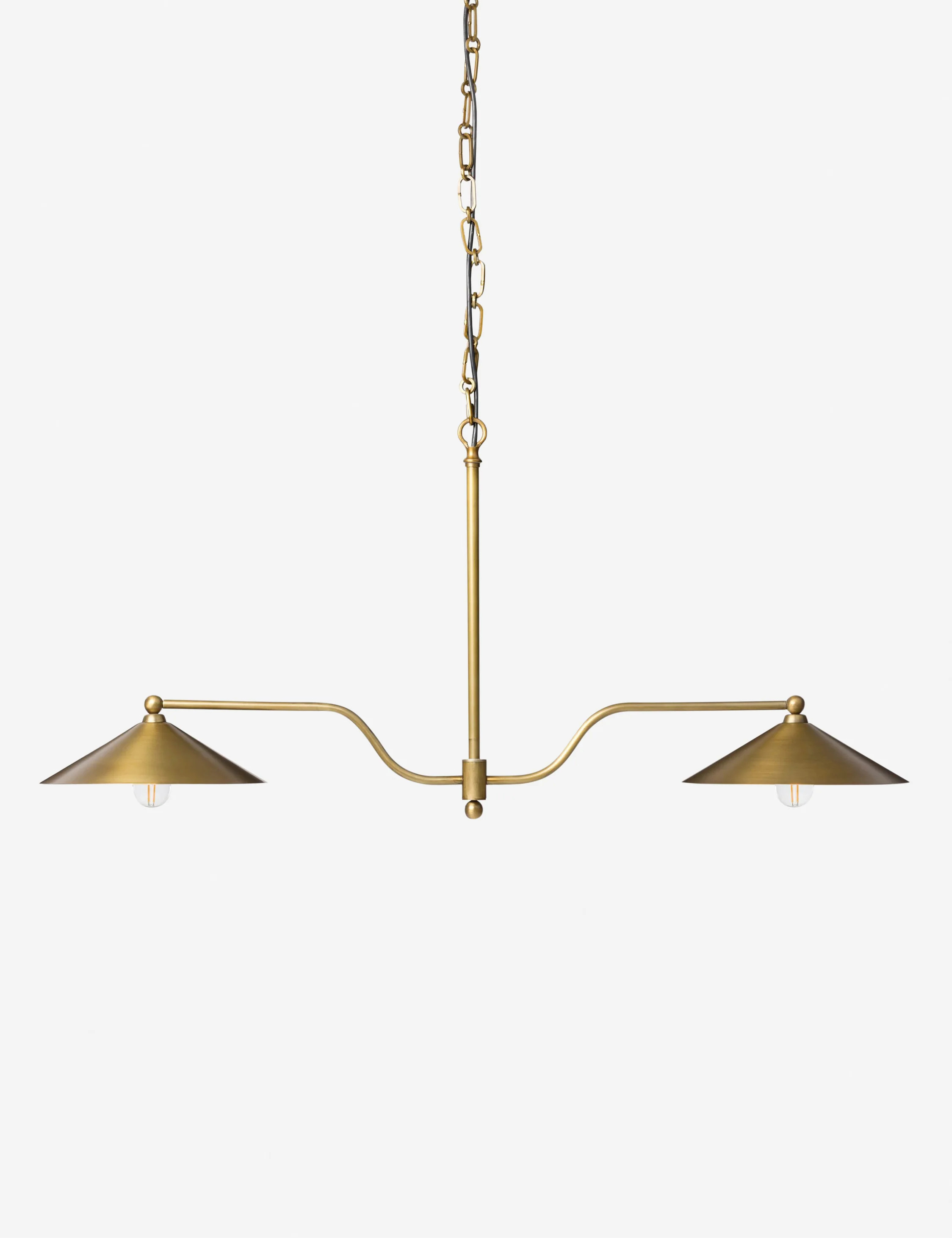 Brecken Linear Chandelier by Amber Lewis x Four Hands | Lulu and Georgia 