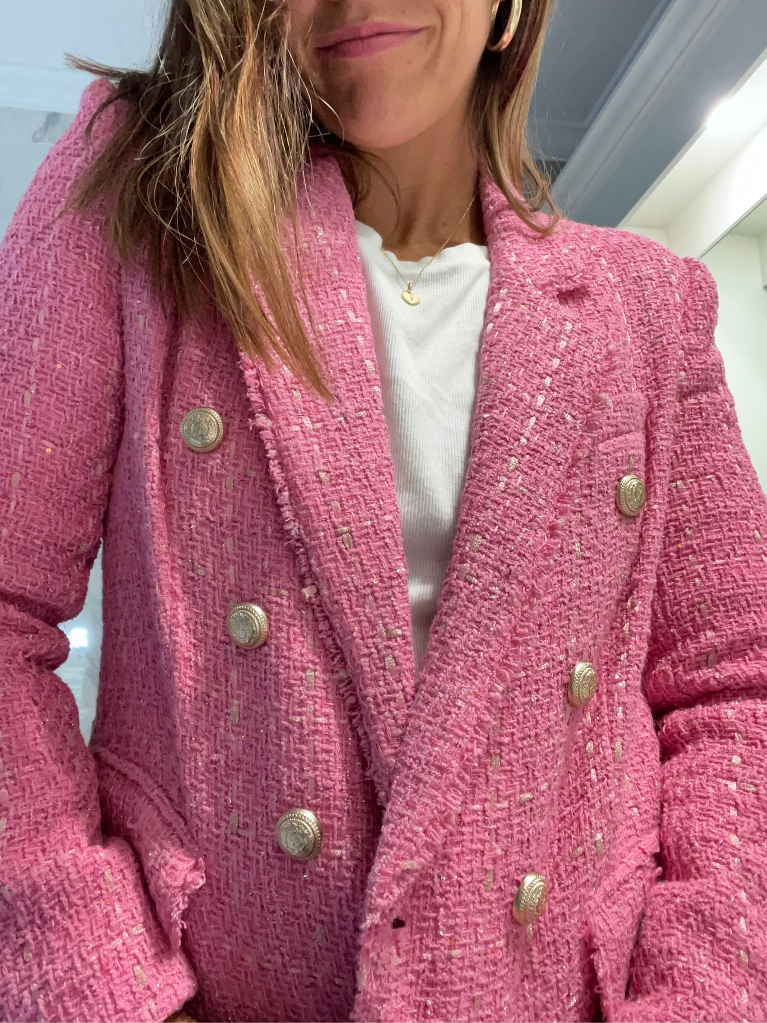 Generation Love tweed pink blazer 

Wearing this full suit for Easter or Mother’s Day 🔑💚

#LTKworkwear #LTKFind #LTKsalealert
