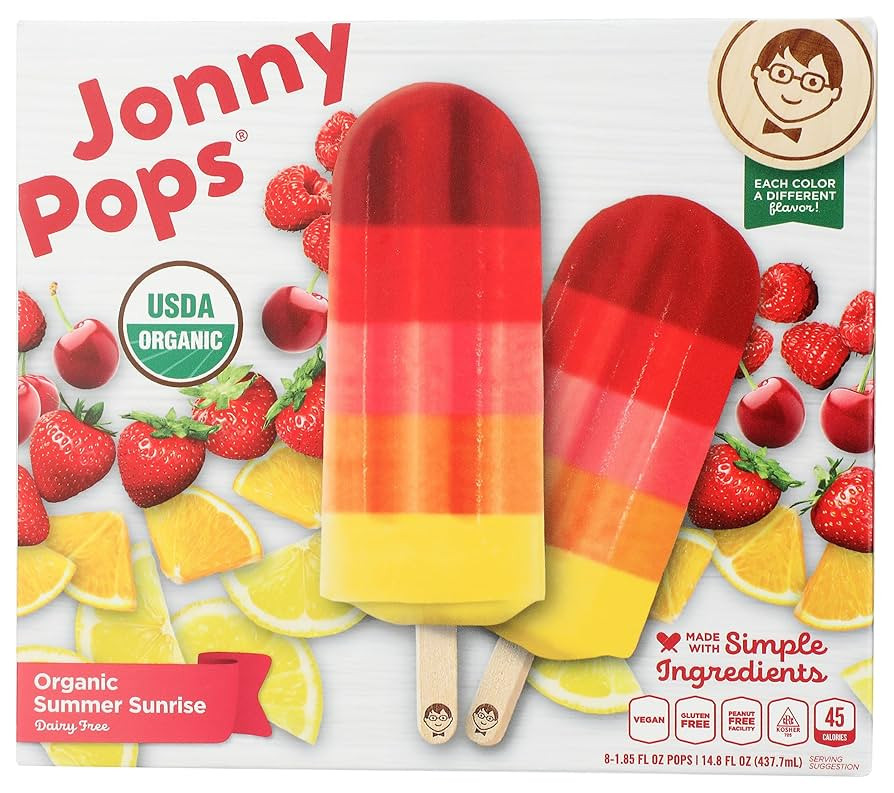 JONNYPOPS Organic Summer Sunrise Pop, 14.8 FZ | Amazon (US)