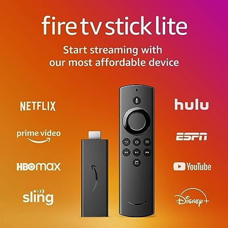 Fire TV Stick Lite with Alexa Voice Remote Lite (no TV controls) | HD streaming device | 2020 rel... | Amazon (US)