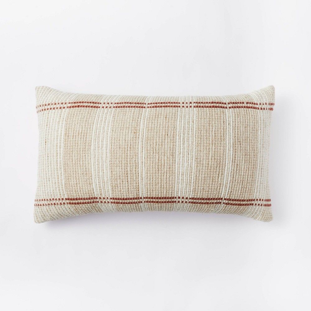 Oversized Woven Striped Lumbar Throw Pillow - Threshold™ designed with Studio McGee | Target