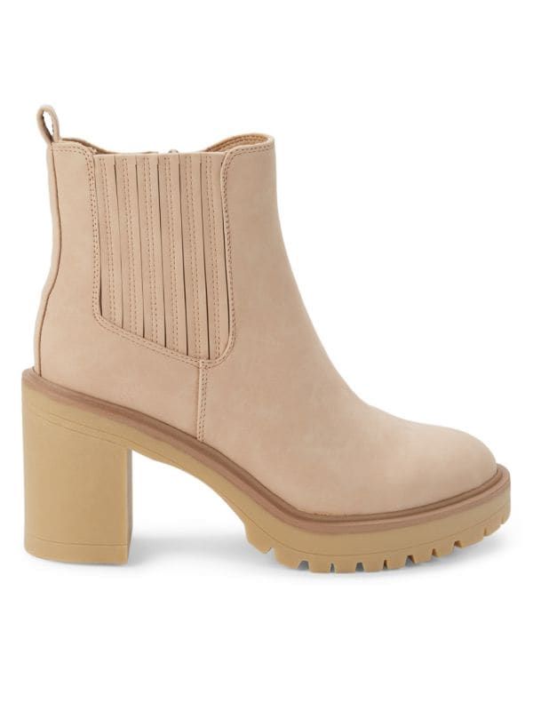 ​Jamilla Block Heel Leather Chelsea Boots | Saks Fifth Avenue OFF 5TH (Pmt risk)