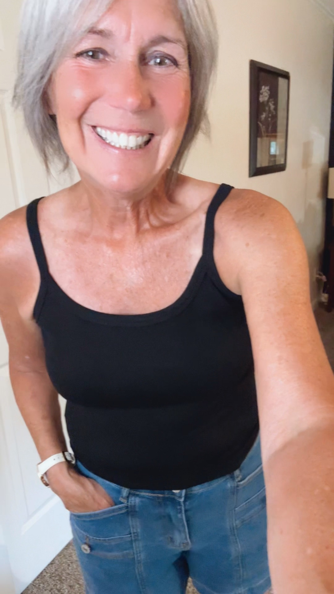 ‼️ Tanks and shorts are both on sale!  Wearing a 4 in the shorts and a medium in the tank. 

#ootdstyle #outfitinspo #dailyoutfits #styleinspo #fashioninspo #outfitideas #everydaystyle #chicandcasual #effortlessstyle #LTKstyle #fashionover50

#LTKSeasonal #LTKOver40 #LTKSaleAlert