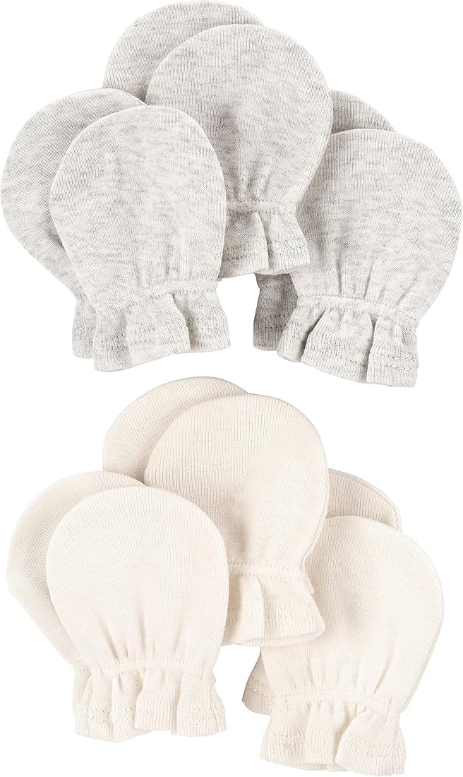 Simple Joys by Carter's Baby Girls' Baby Mittens, Pack of 6, Cream Heather, Newborn | Amazon (US)