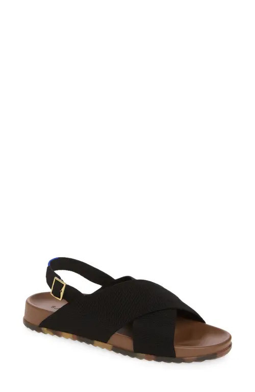 Rothy's The Weekend Sandal in Black at Nordstrom, Size 11.5 | Nordstrom