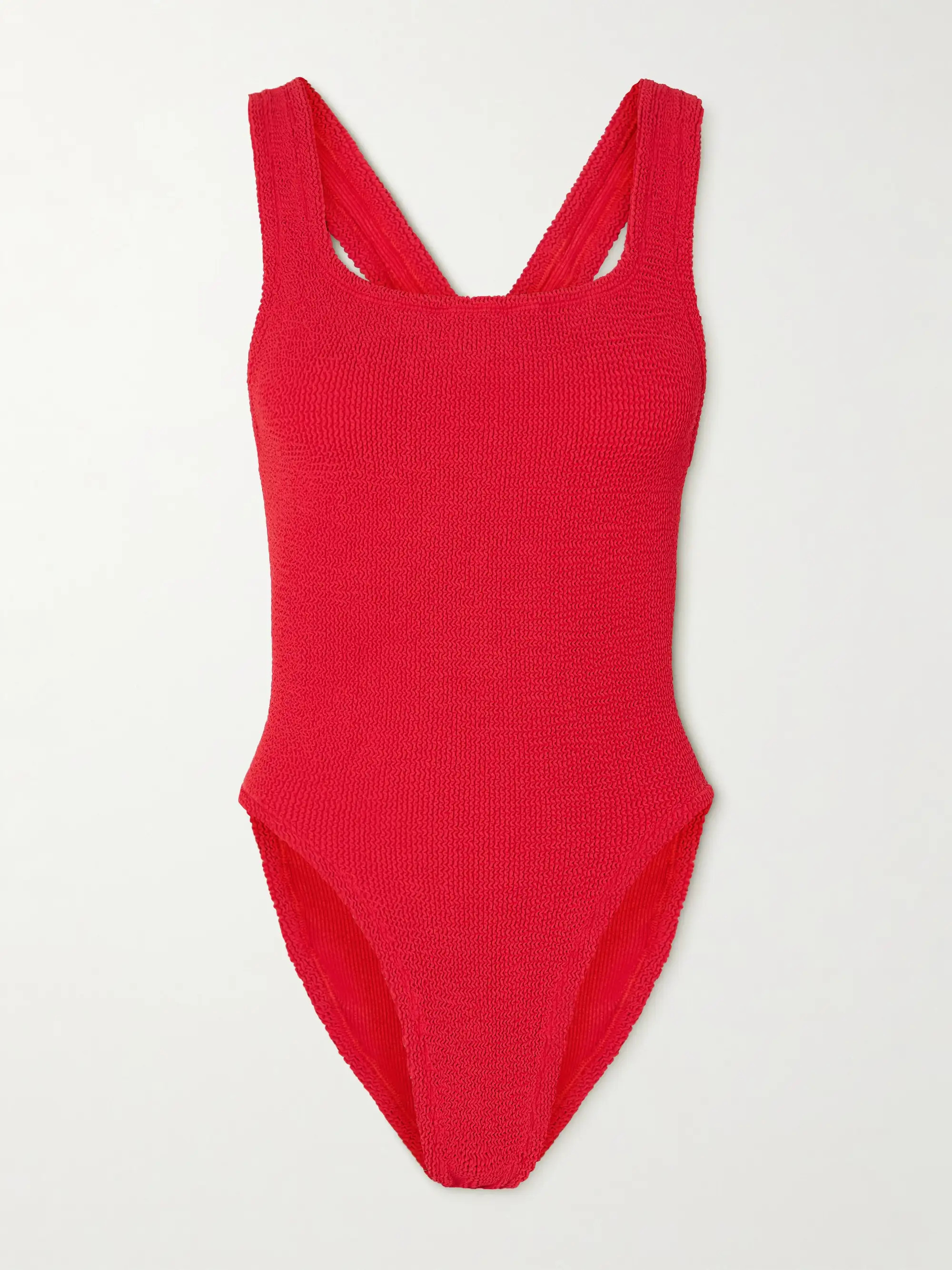 Maya cutout seersucker swimsuit | NET-A-PORTER (US)