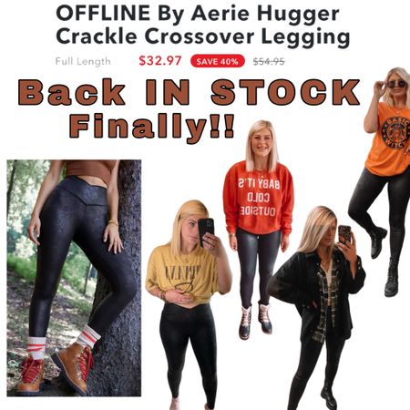 Spanx DUPE! Aerie speckled cross over leggings are finally BACK IN STOCK!! Will sell out asap so grab yours now!!! I’ve been waiting 2 yrs for these to come back! I wear them ALL YEAR ROUND!! They go with everything!! 


#LTKsalealert #LTKunder50 #LTKstyletip