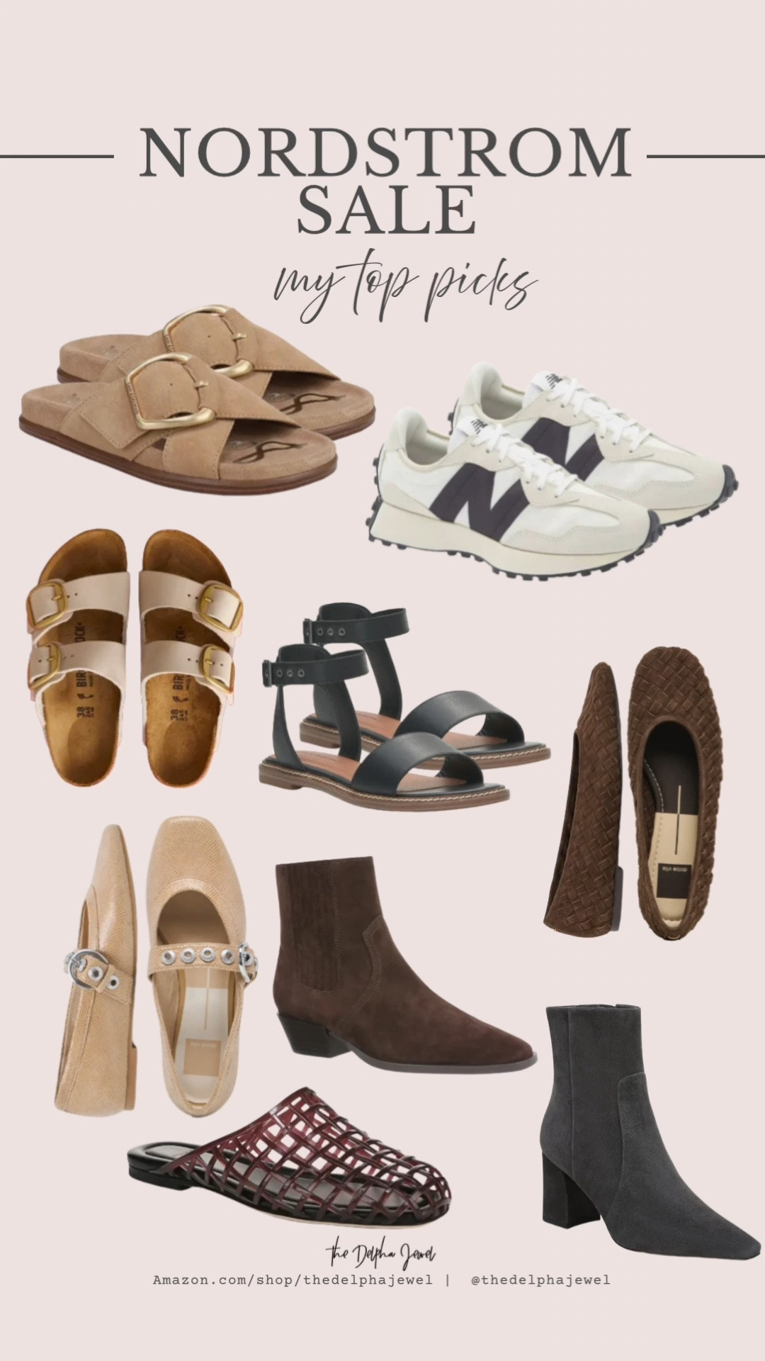 These are my top NSale must have shoes👌🏼 Now is a good time to check if your favorite shoes are on sale! 👟👢

Sam Edelman, New Balance, Birkenstock, On Cloud, Dolce Vita, Lucky Brand, Vince Barcelona, Nordstrom anniversary sale, over 40 style, sneakers, sandals

#LTKSaleAlert #LTKOver40 #LTKMidsize