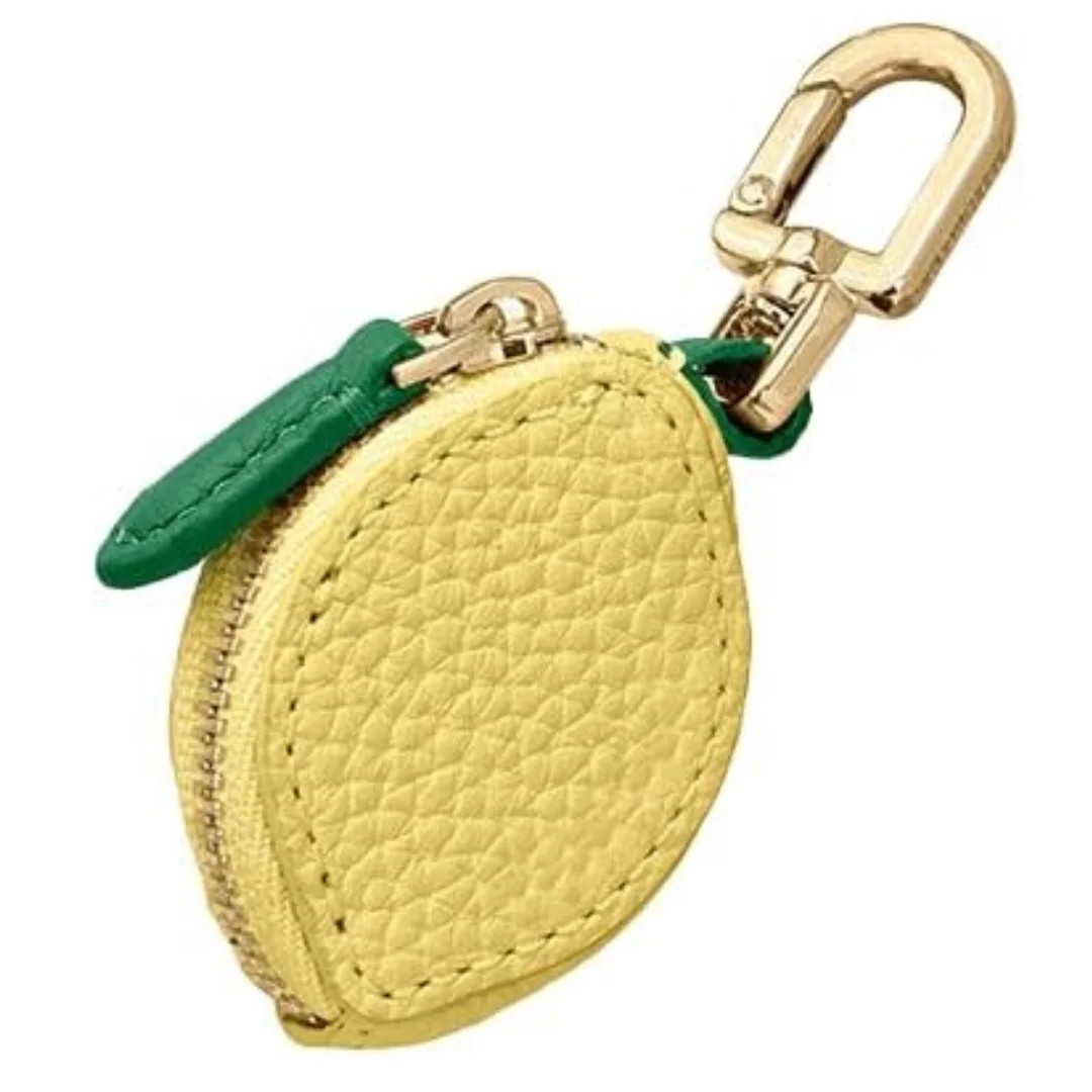 Cute Fruit Leather Bag Charm Y2K Strawberry Keychain with Zipper Backpack Kawaii Cutecore Mini Pu... | Walmart (US)