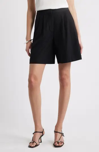 Pleat Front Trouser Shorts | Nordstrom