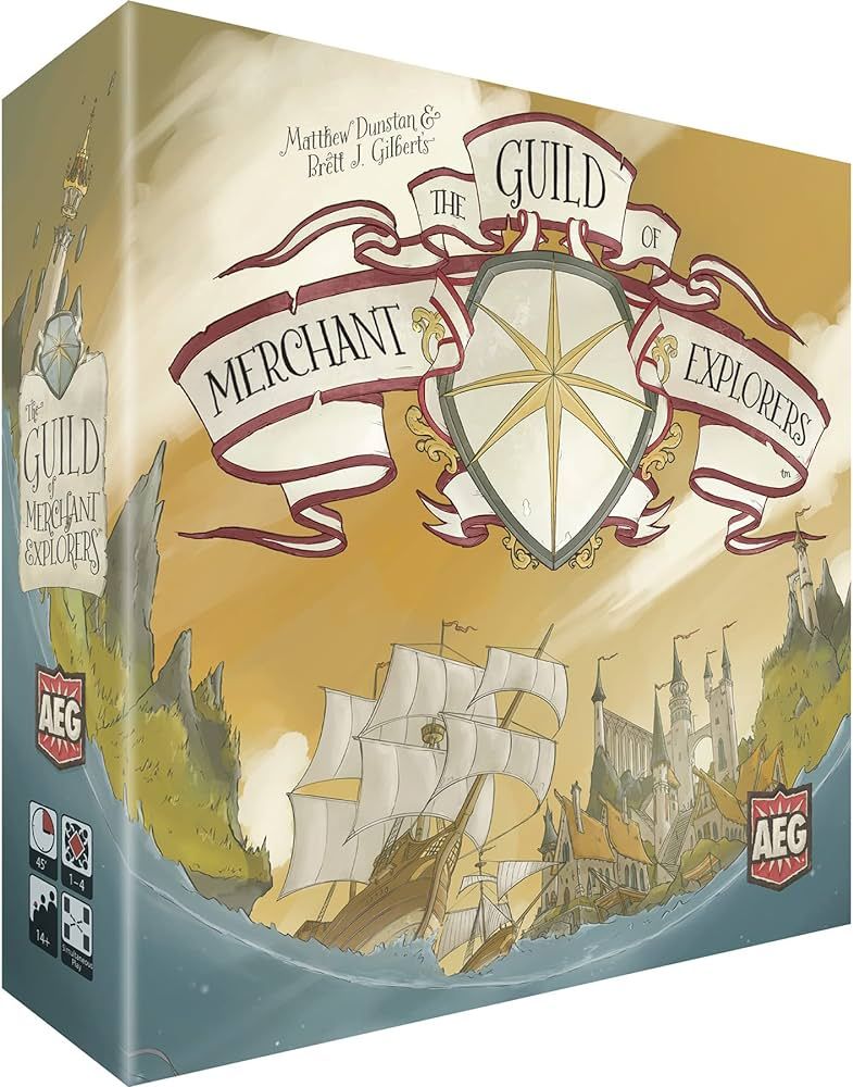 The Guild of Merchant Explorers Board Game, Explore The World, Establish New Settlements, 1-4 Pla... | Amazon (US)