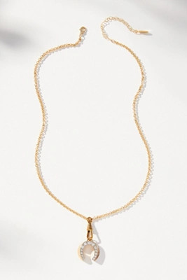 Western Horseshoe Charm Necklace | Anthropologie (US)