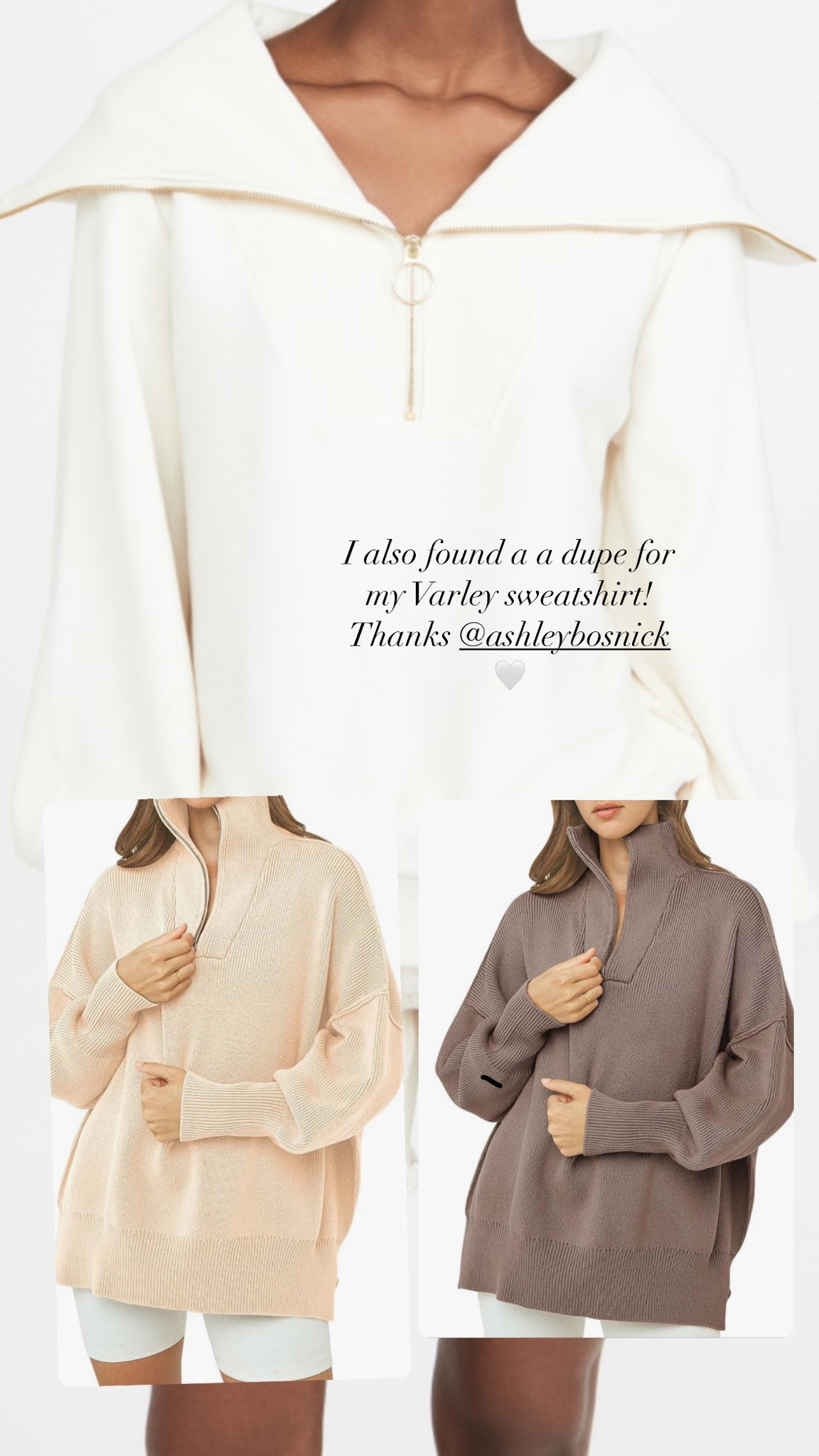 Varley sweatshirt dupe!

#LTKfindsunder50 #LTKSeasonal #LTKfitness