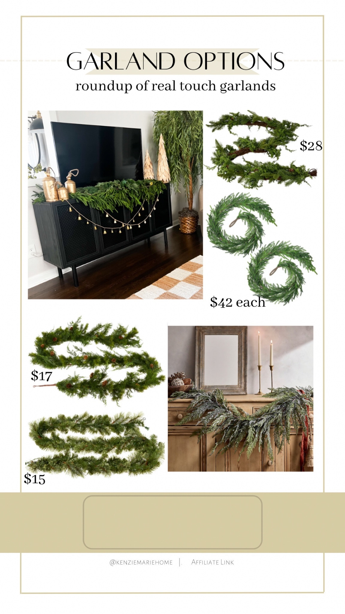 Real touch garland options Sale

#LTKhome #LTKHoliday #LTKHolidaySale