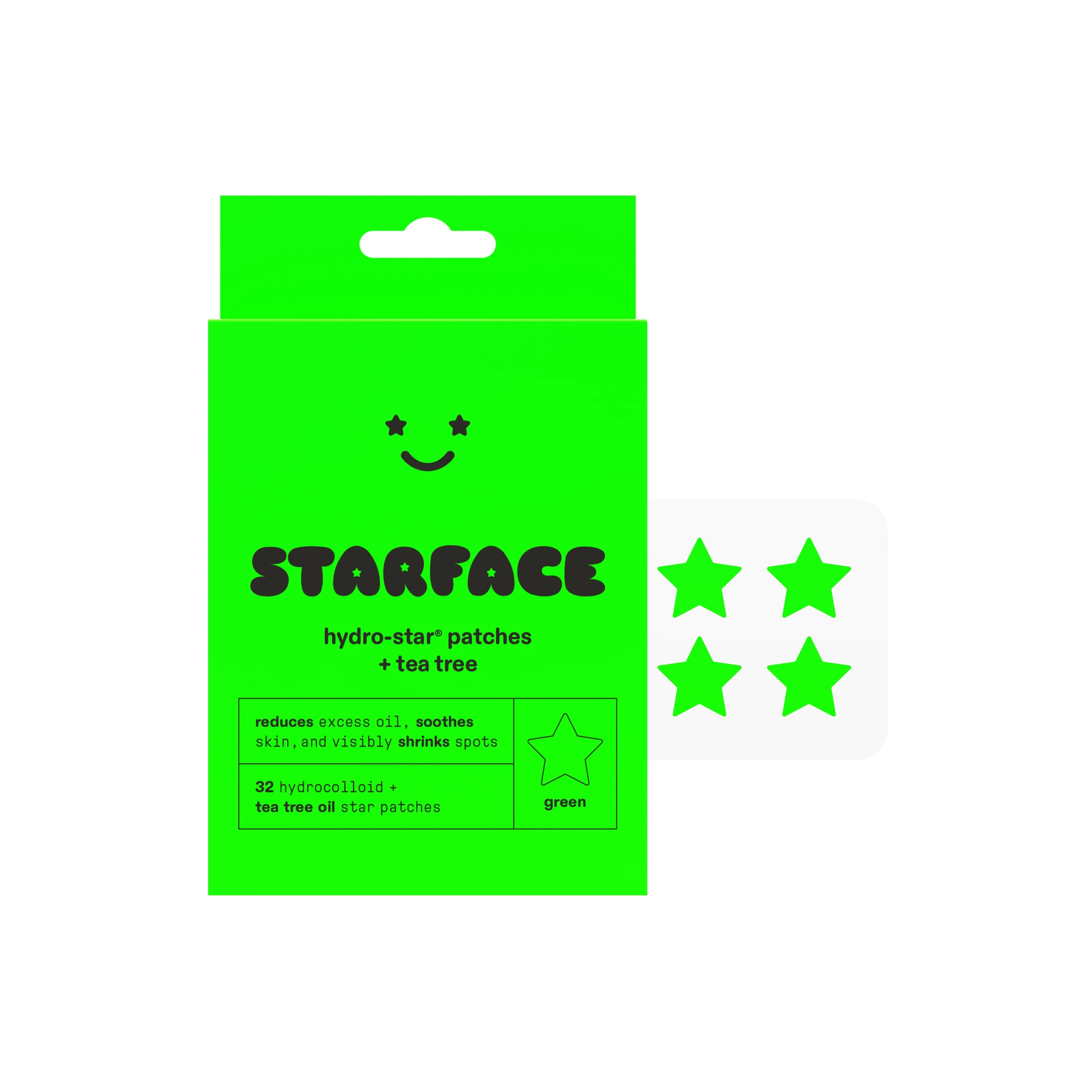 Starface Hydro-Star + Tea Tree Pimple Patches 32ct for All Skin Types - Walmart.com | Walmart (US)