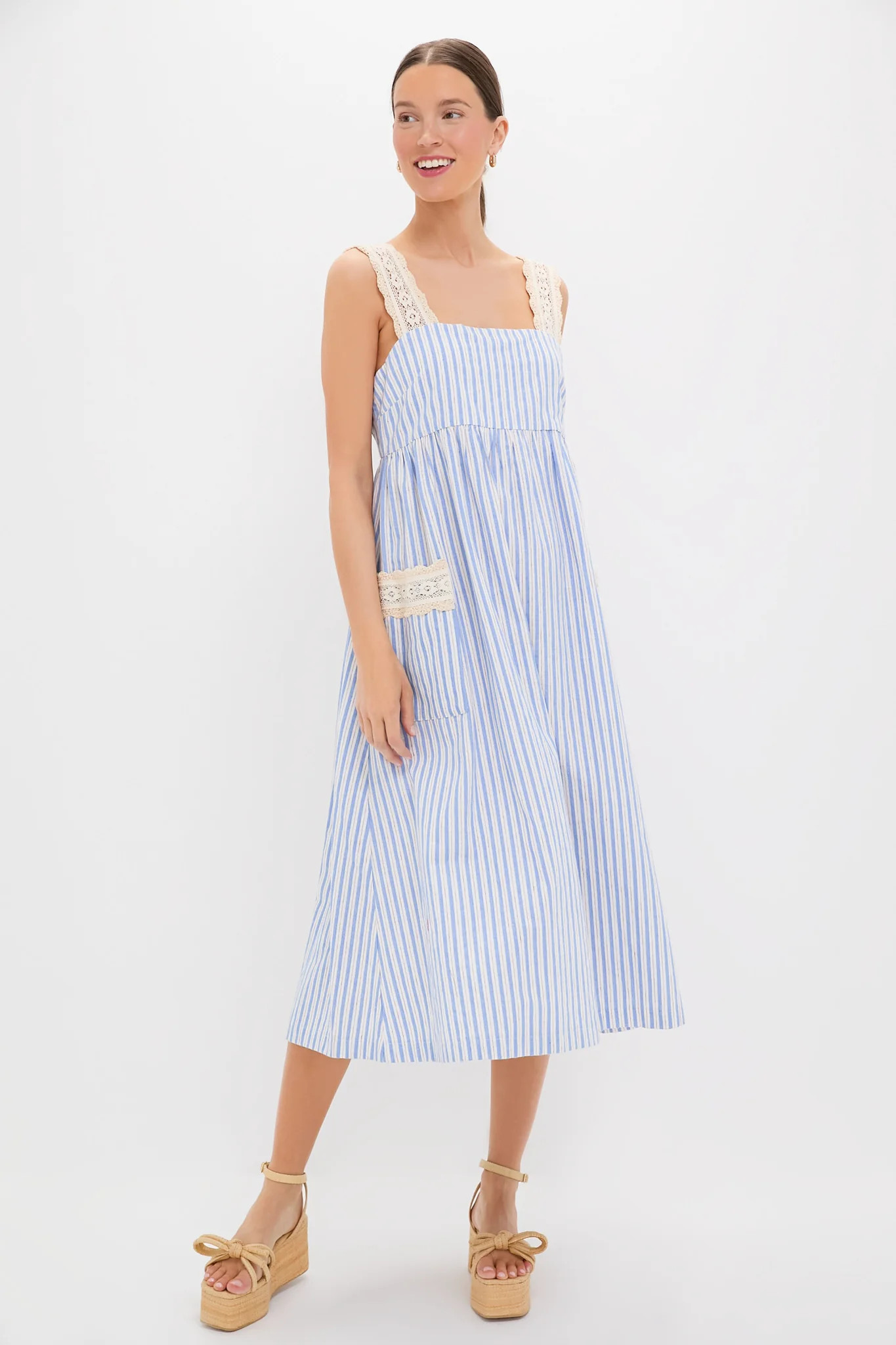Blue Stripe Harbour Dress | Tuckernuck (US)