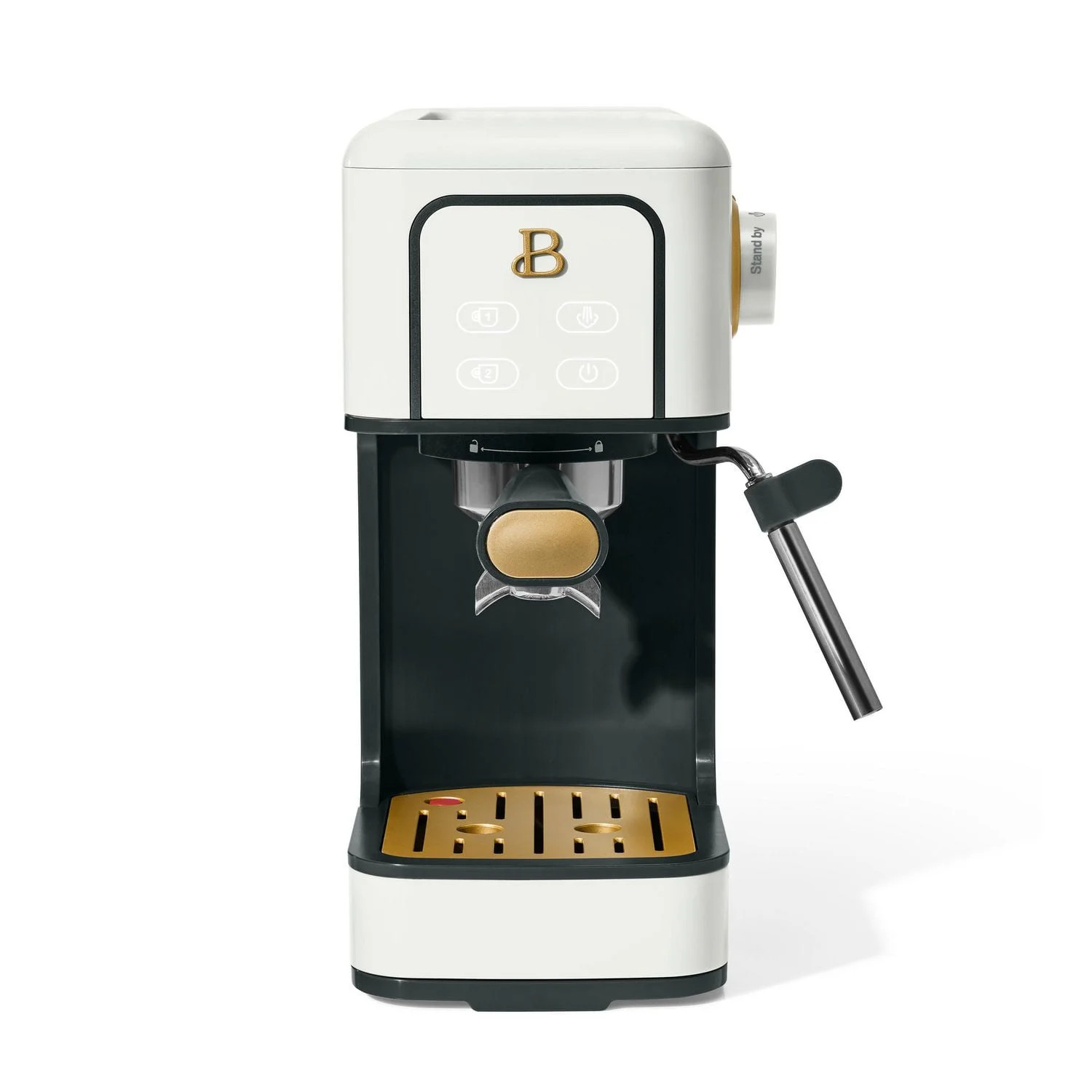 Beautiful Slim Espresso Maker with 20-Bar Pressure, White Icing by Drew Barrymore | Walmart (CA)