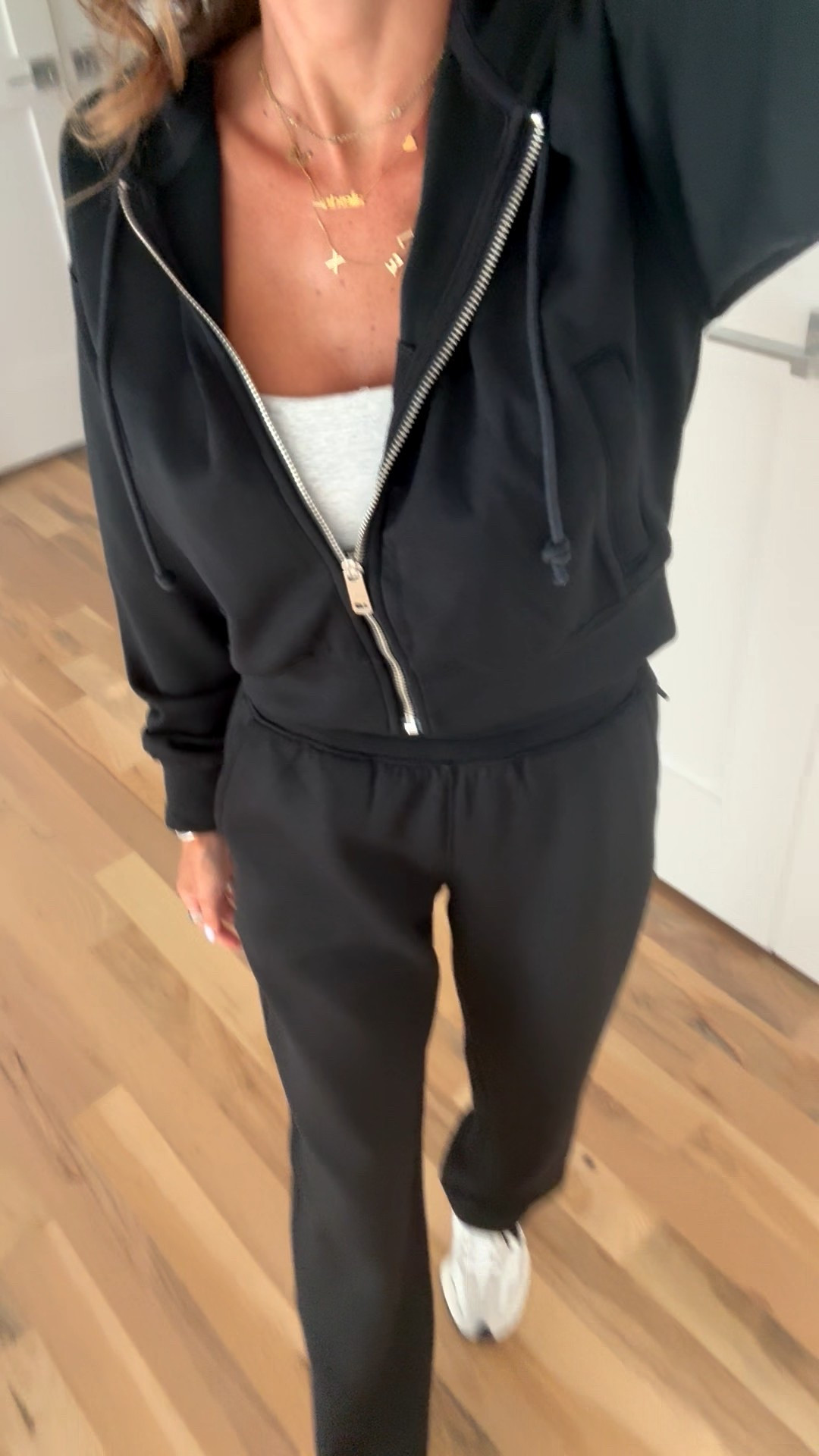 Black matching hoodie and pants size xxs super soft and petite friendly and great for travel 

#LTKPetite #LTKFindsUnder100 #LTKFindsUnder50