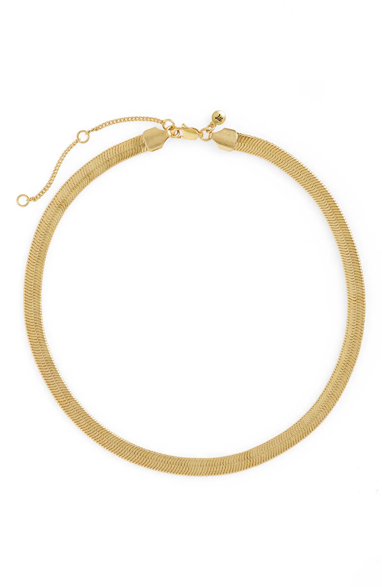 Chunky Herringbone Chain Necklace | Nordstrom