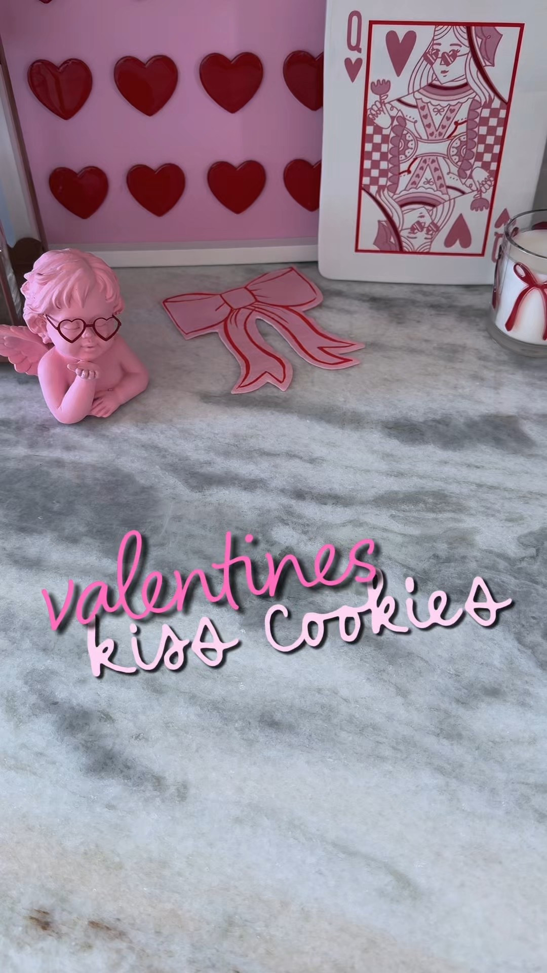 Hey! Here’s exactly how I made the Valentine’s Kiss Cookies 💗🍪 

If you use the Pillsbury heart cutout sugar cookies:
• Take two heart cutouts
• Stack them together and gently press/smash into one thicker cookie
• Roll the edges in Valentine sprinkles
• Bake according to the package directions
• Press a strawberry Hershey Kiss into the top right after baking

If you use different sugar cookie dough:
Just roll a dough ball, roll in sprinkles, bake, and add the Kiss on top while warm.

Easy, cute, and no stress at all 💕

#LTKValentine #LTKSeasonal #LTKfoodie