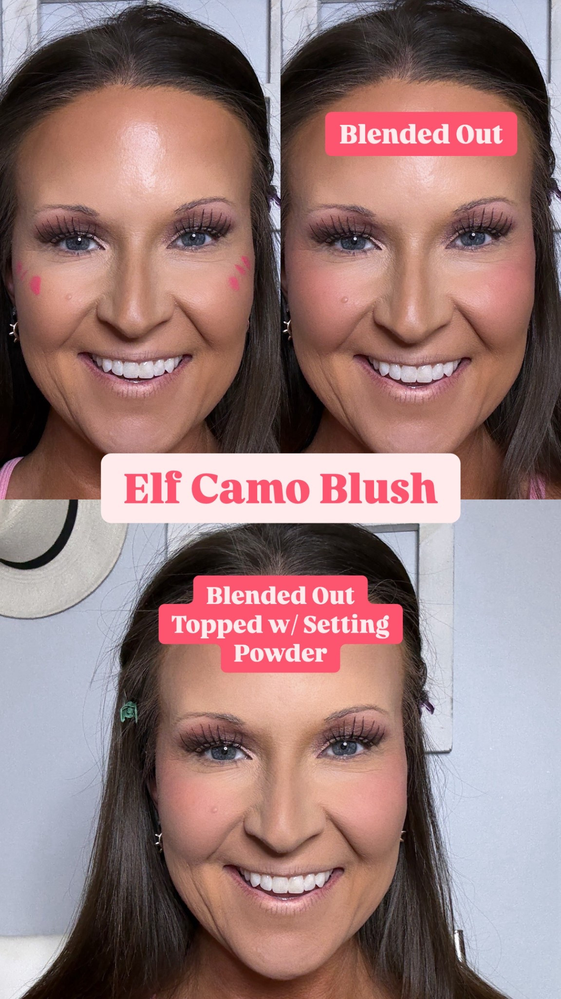 Blush: Pinky Promise
Powder: 120
Foundation: 250
Concealer: Light Neutral 

#LTKSeasonal #LTKBeauty #LTKFindsUnder50