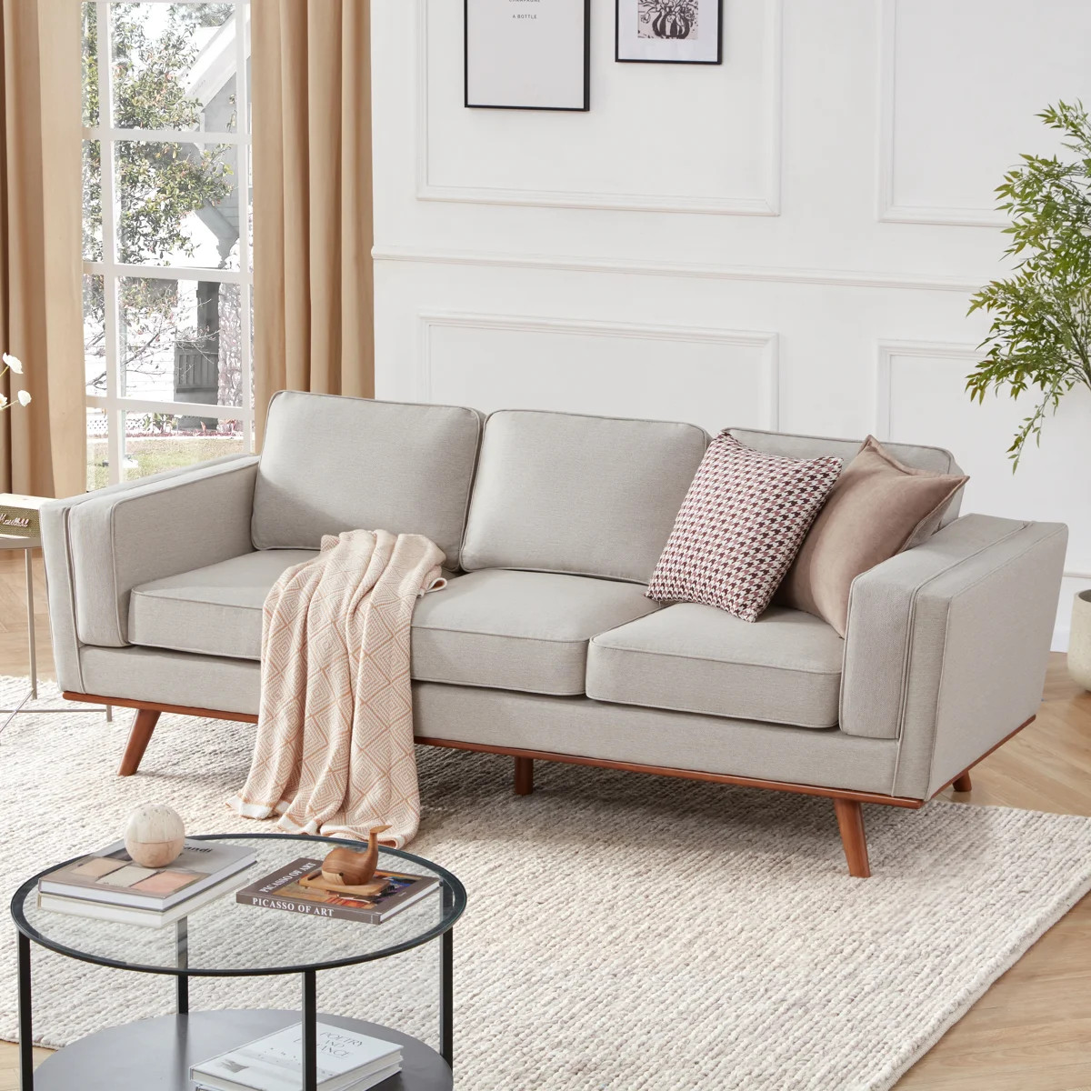 Estes Inayat 84'' Upholstered Sofa | Wayfair North America