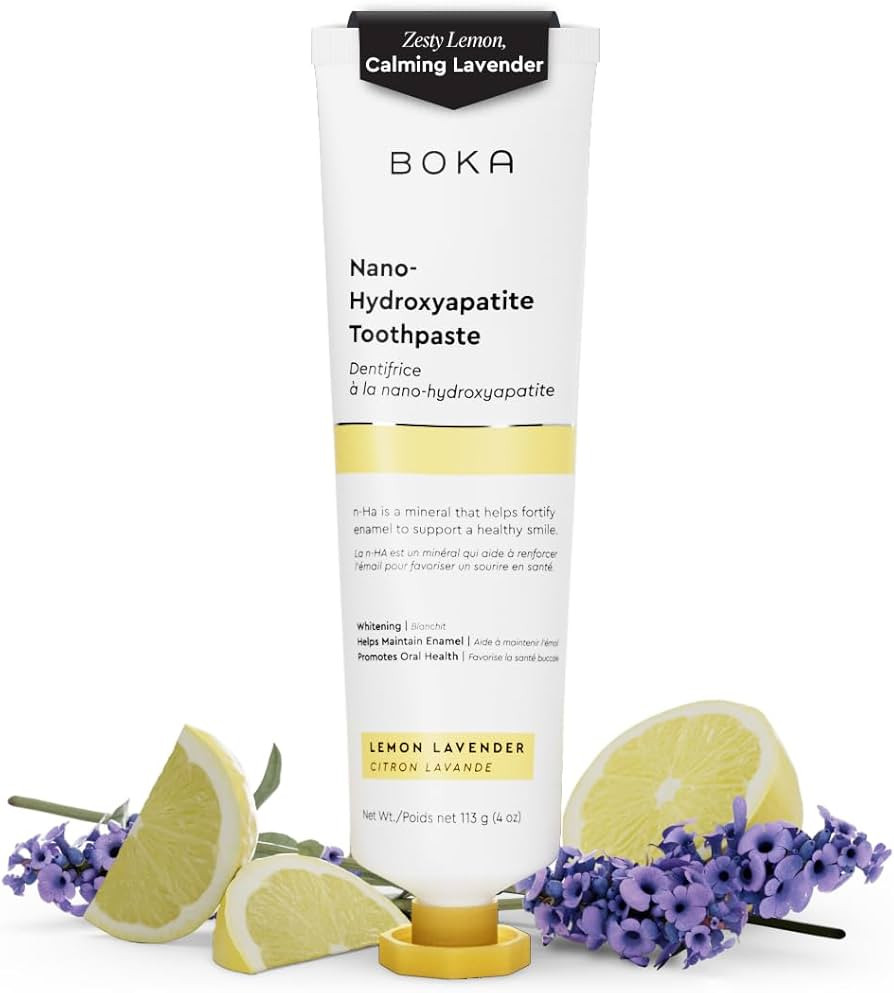 Boka Fluoride Free Toothpaste- Nano Hydroxyapatite, Remineralizing, Sensitive Teeth, Whitening - ... | Amazon (US)