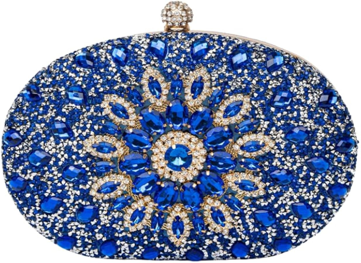 Verano Hill Colette Diamond Clutch Bag for Women – Elegant Vegan Leather Evening Purse for Wedd... | Amazon (US)