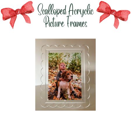 Clear acrylic scalloped picture frame. 5x7 picture frame, scalloped picture frame

#LTKfindsunder50 #LTKhome