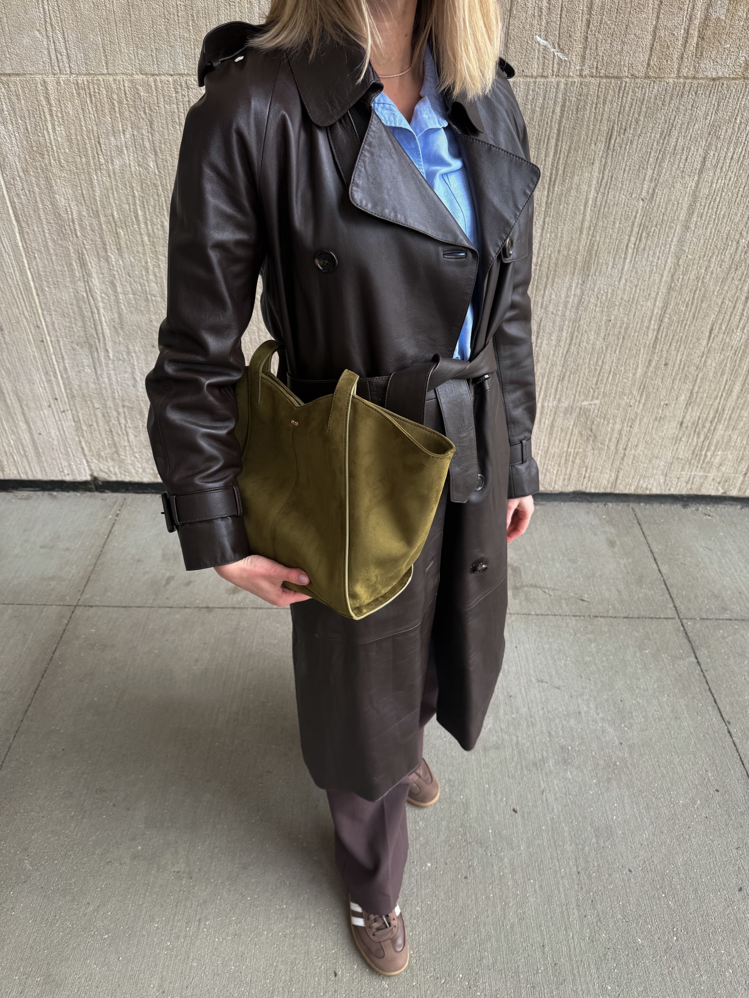 Pop of color. 🫒
Obsessed with olive green for this seasonn

#LTKStyleTip #LTKSeasonal #LTKItBag