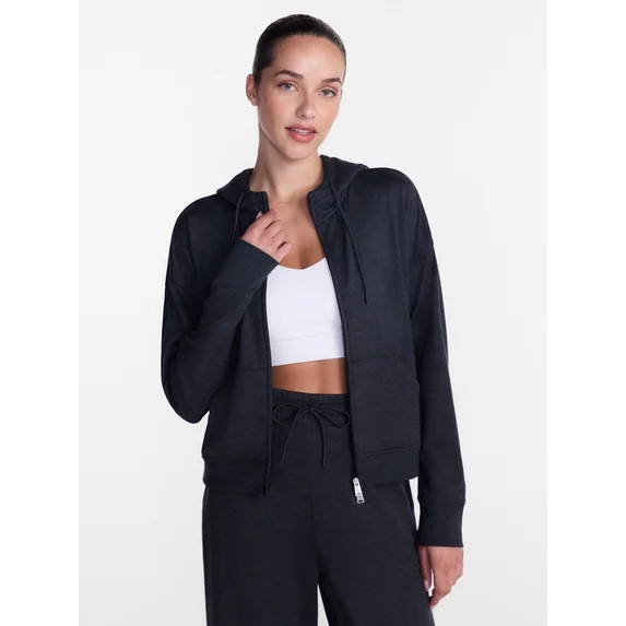Athletic Works Women's and Women's Plus ButterCore Hoodie, Sizes XS-4X | Walmart (US)