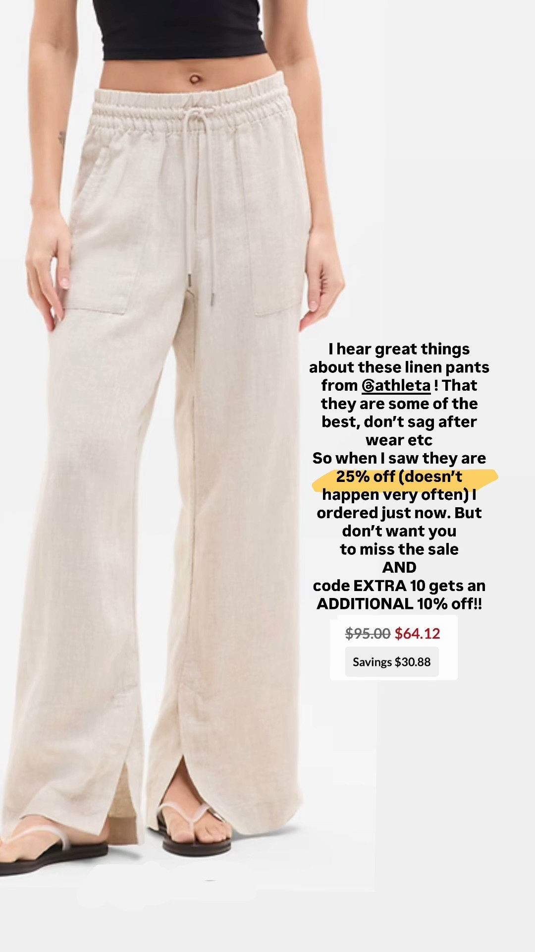 I keep hearing these are the best. So when I saw they are 25% off I quickly ordered! 
Several colors. Fully stocked 
AND use code EXTRA 10 to stack 10% More onto the deal! 

Athleta 

#LTKOver40 #LTKTravel #LTKSaleAlert