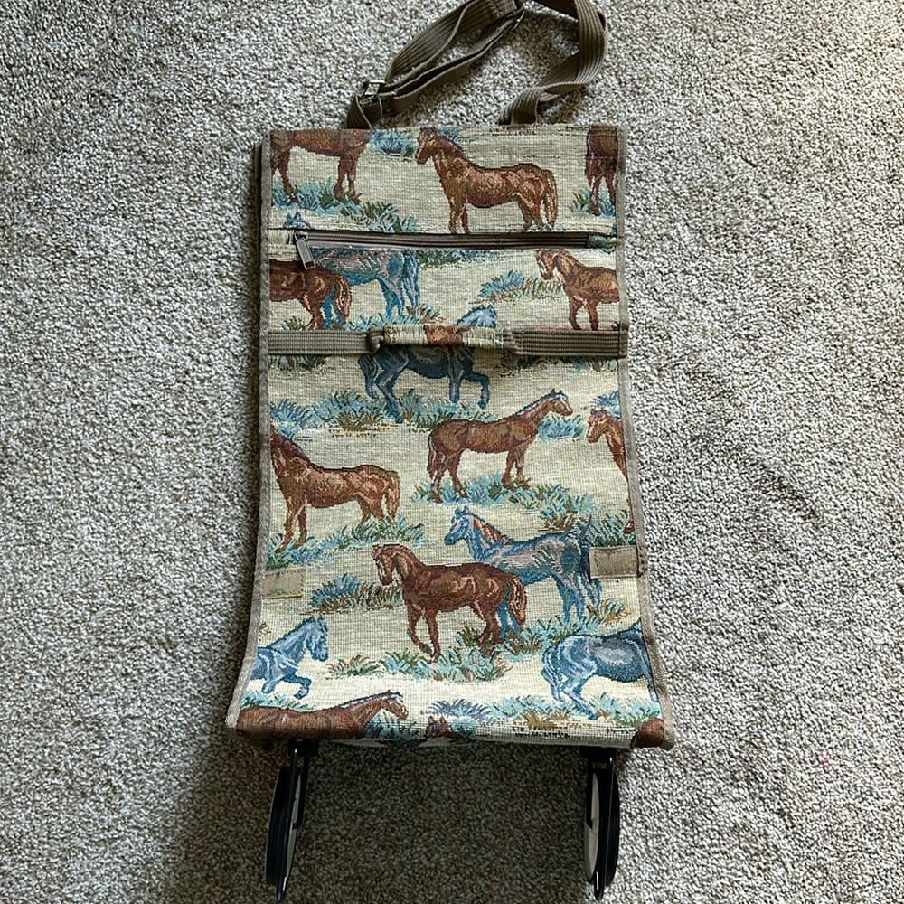 \ud83d\udc5c Vintage Horse Tapestry Rolling Tote Bag \u2013 22\u201dx14\u201d | Poshmark