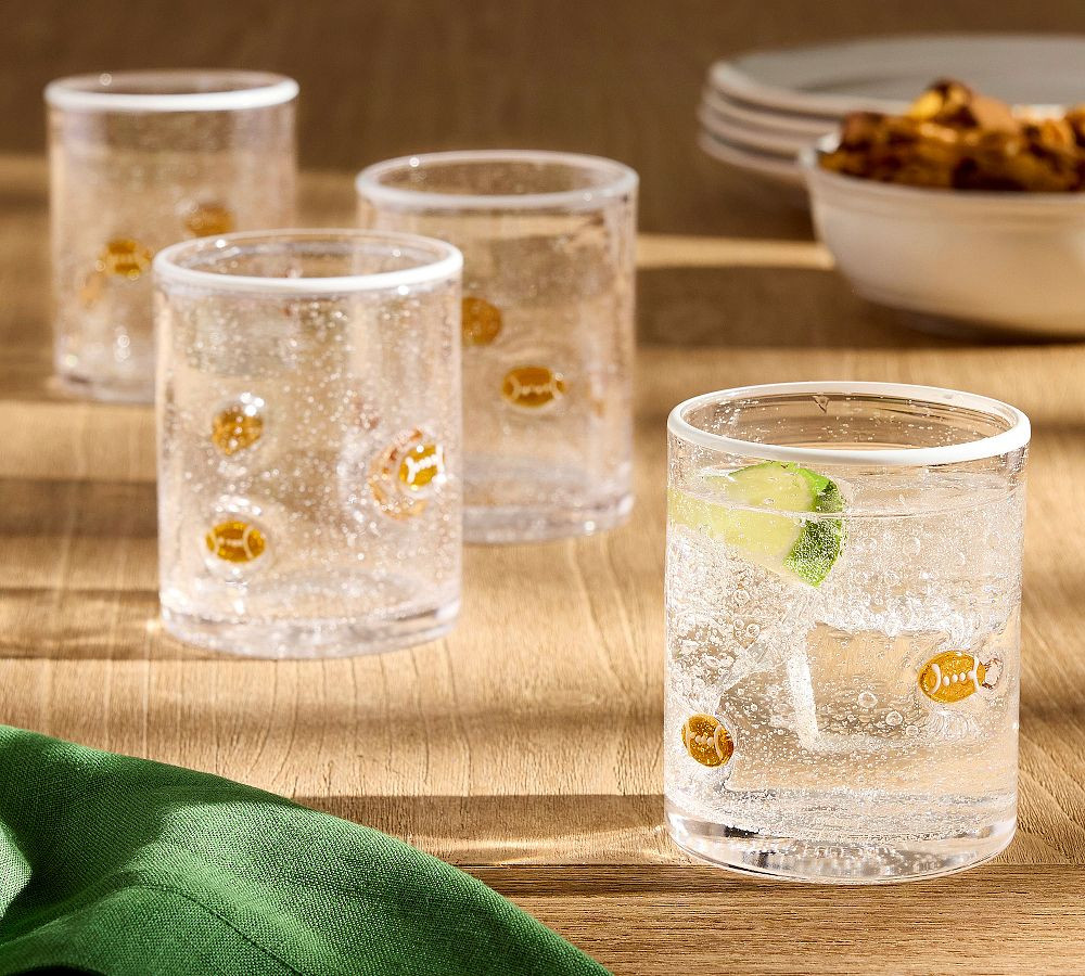 Football Icon Tumblers - Set of 4 | Pottery Barn (US)