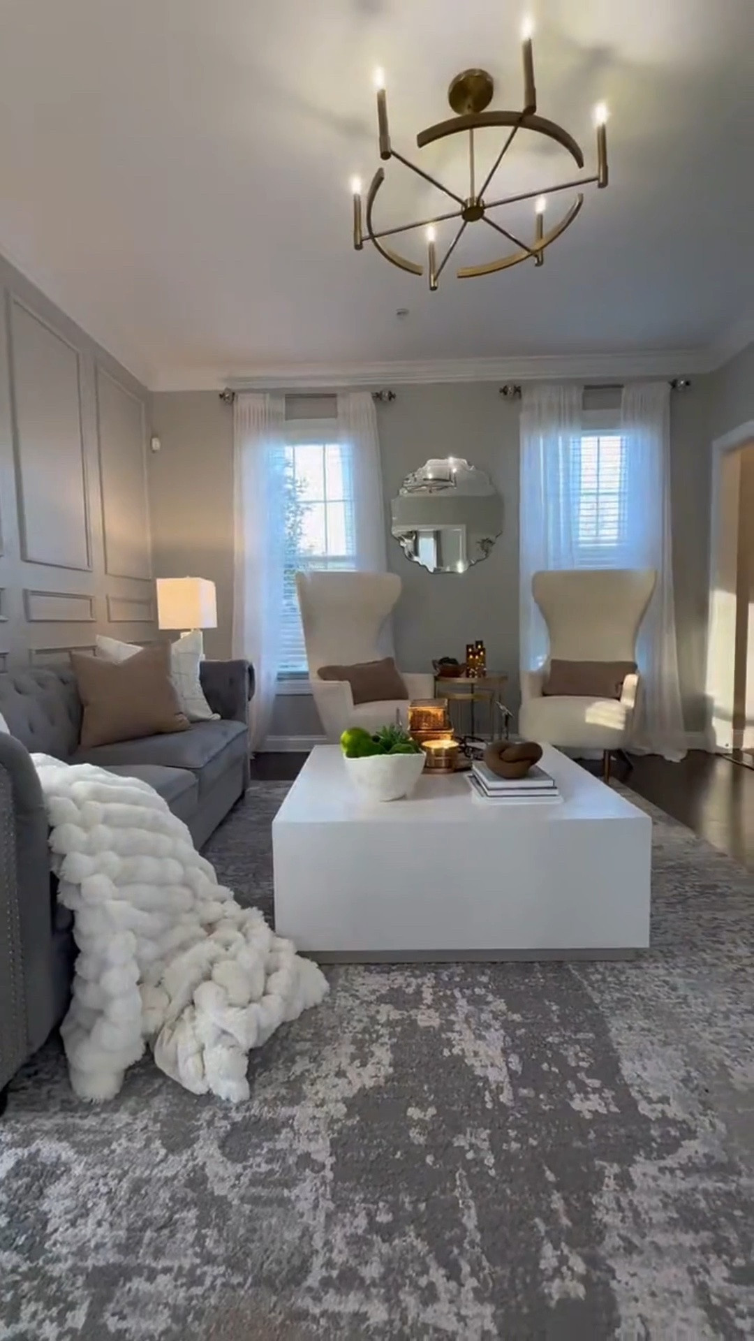 Cozy living room styling #interiordesign