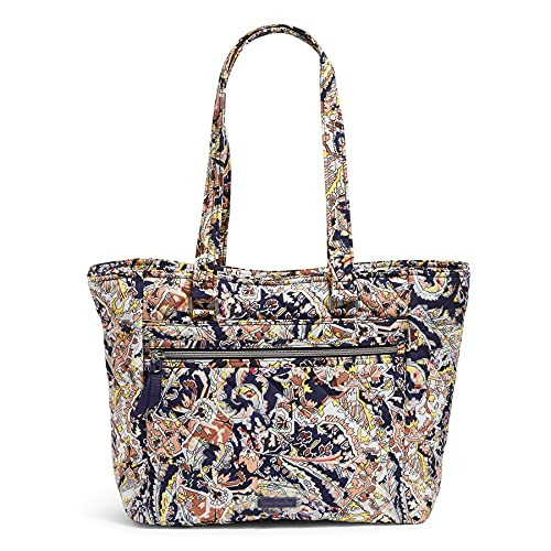 Vera Bradley Women's Performance Twill Work Tote Bag, Tangier Paisley, One Size | Amazon (US)